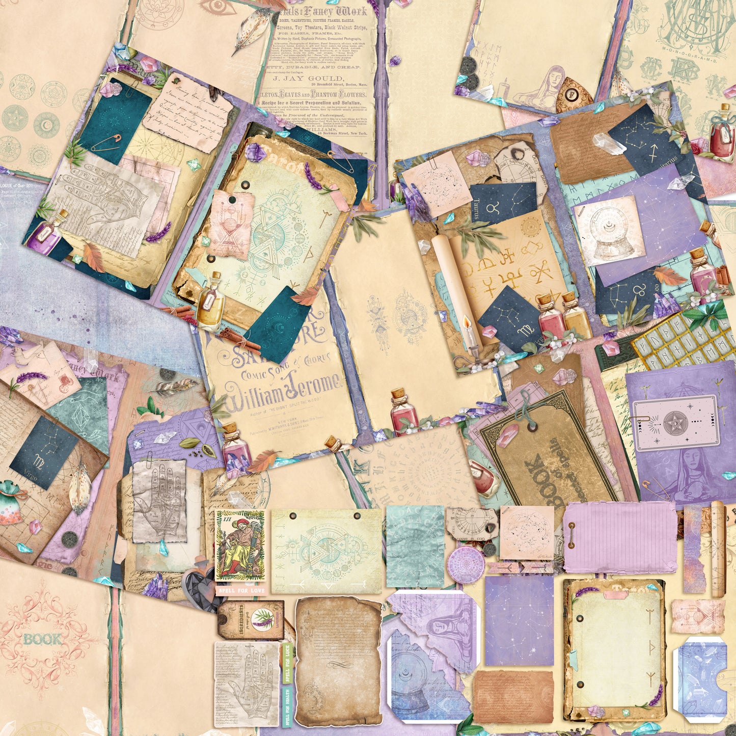 Fortune Teller Journal Pages - 7537