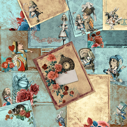Whimsical Alice Paper Pack - 7388