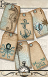 Nautical Tags - 9040 - EZscrapbooks Scrapbook Layouts Other