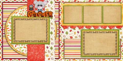 October - 365 - EZscrapbooks Scrapbook Layouts Fall - Autumn, Months of the Year, seasons