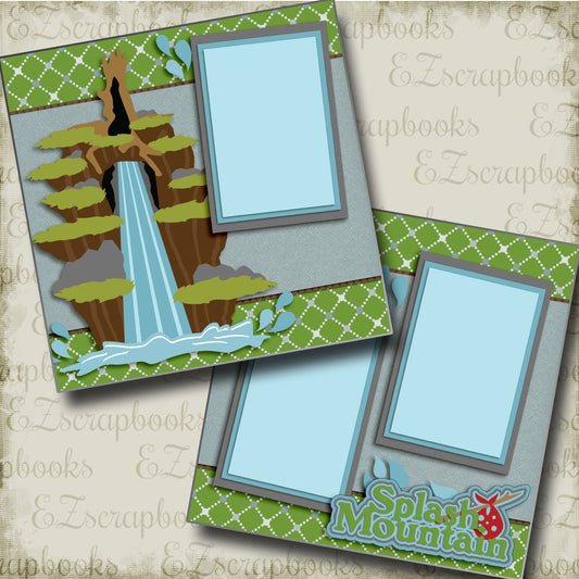 Splash Mountain - 3350 - EZscrapbooks Scrapbook Layouts Disney